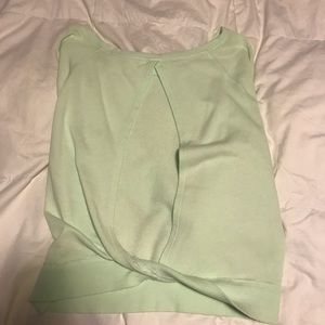 Long sleeve VS open back sweater